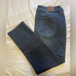 Maurices dark Blue Jeans Straight Leg 18 Reg